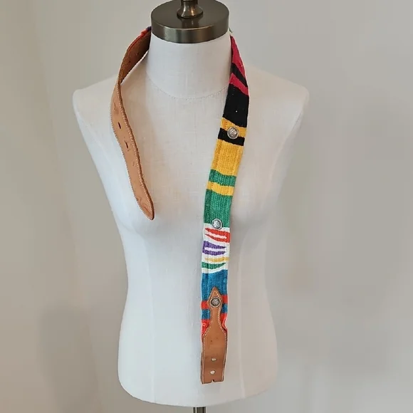 Western Style Colorful Women's Belt - Picture 2 of 5